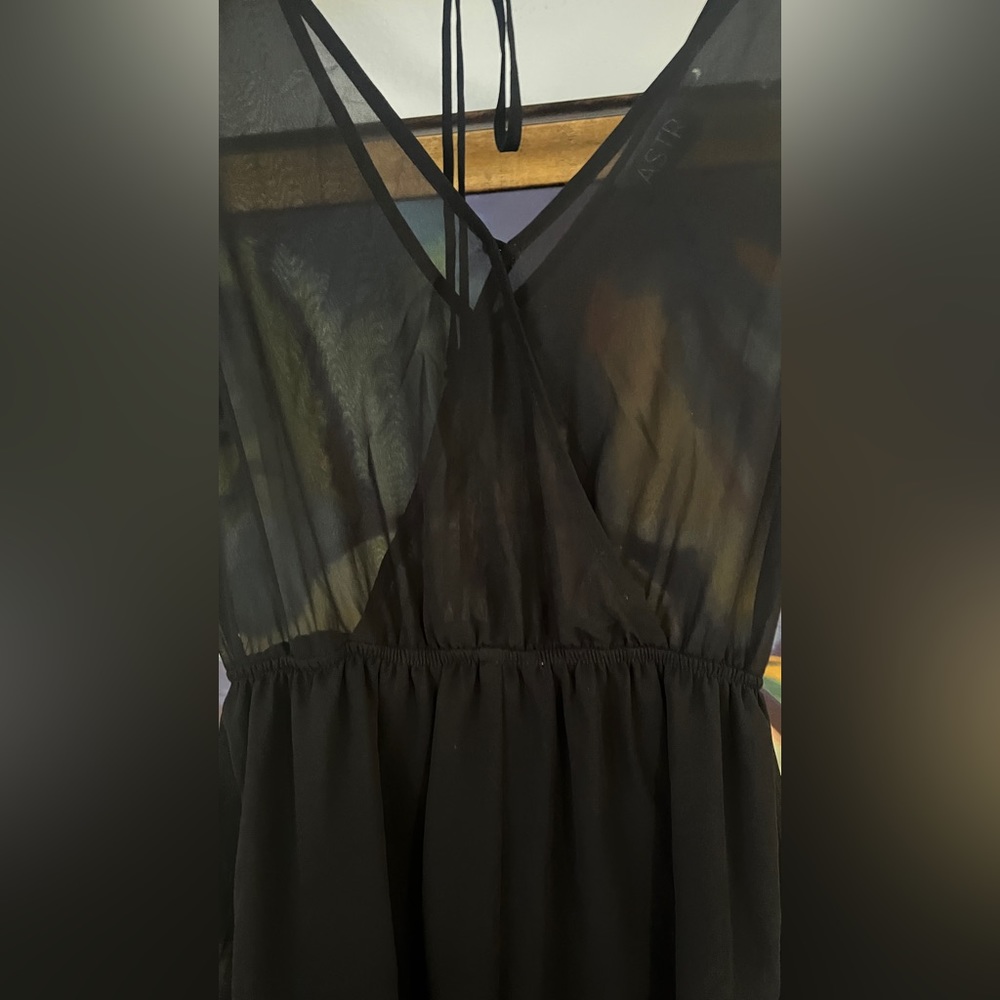 Astr jumpsuit women’s Black Beach - Picture 3 of 8